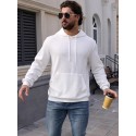  Men's Hoodie Casual Long Sleeve Drawstring Hoodies Pullover Sweatshirts With Pocket