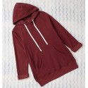  The Warmy Oversized Hoodie Dress,Hoodie Dress Forwomen,Women's Casual Pullover Long Sleeve Split Hem